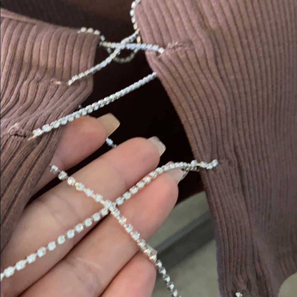 Diamond string crop top - Picture 4 of 6